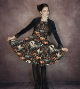 Halloween Spooky Dress - Fun Gothic Party Dress